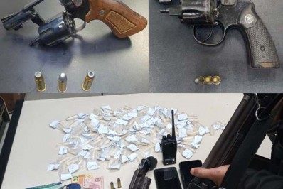 Três homens são presos e um adolescente apreendido com armas em Cabo Frio