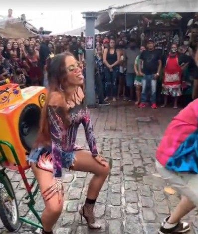 Anitta e Pedro Sampaio gravam clipe em Belém - reprodução do instagram