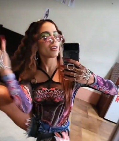 Anitta e Pedro Sampaio gravam clipe em Belém - reprodução do instagram