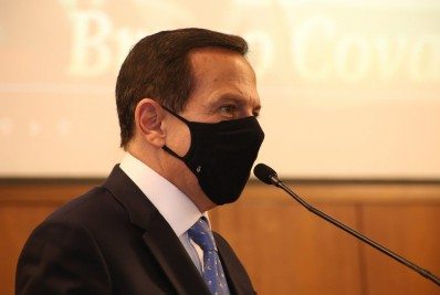 Doria pede avaliação do uso de máscaras após confirmação da variante ômicron em SP