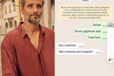 Bruno Gagliasso tenta fazer compra, leva fora de vendedor e expõe print nas redes sociais