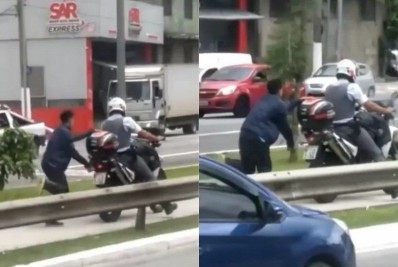 'Cometi um erro, mas não merecia ser humilhado', afirma jovem arrastado por policial militar de moto