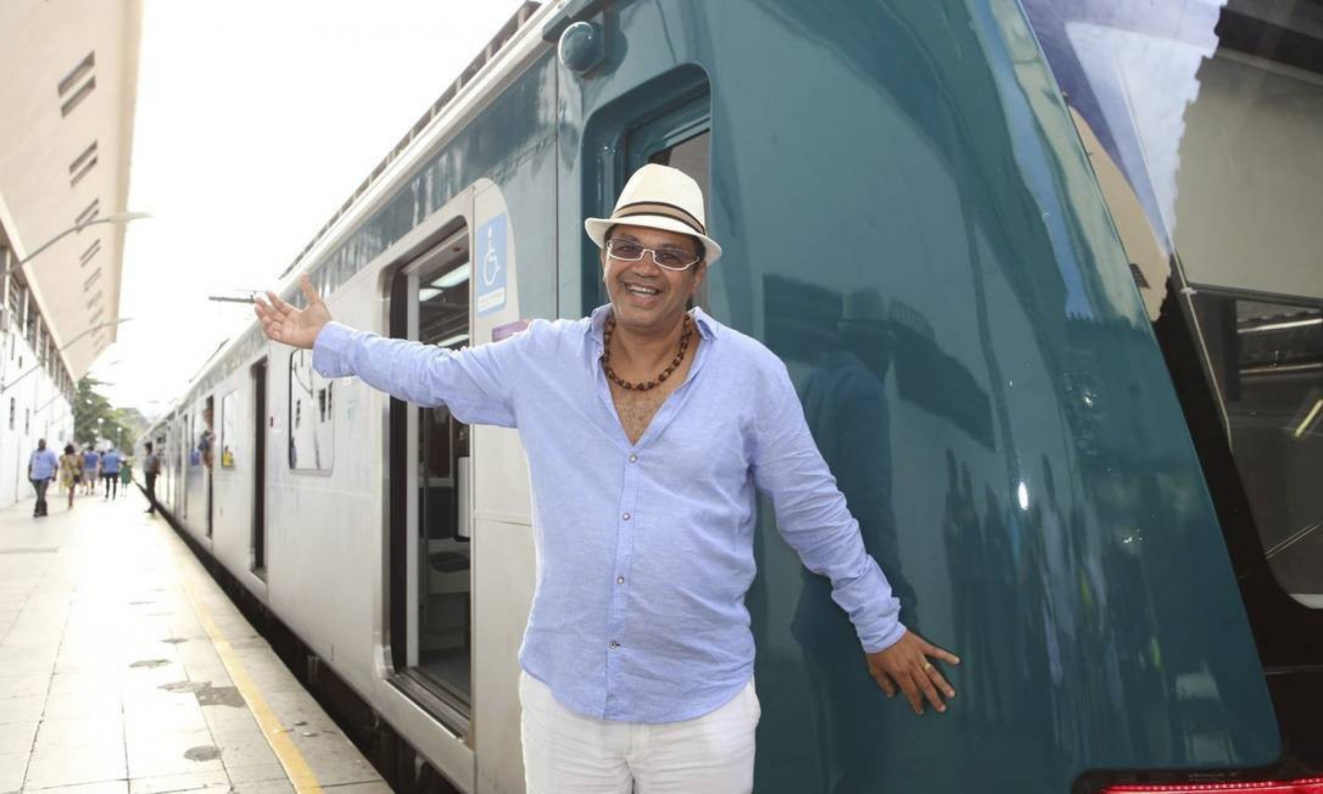 Marquinhos de Oswaldo Cruz no Trem do Samba - Divulgação