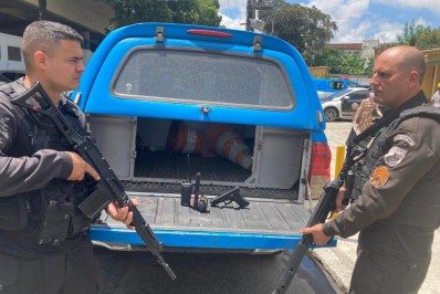 Chefe do tráfico do Jardim Novo e outros dois são presos na Zona Oeste