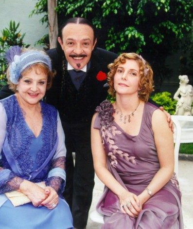 Eva Todor, Ney Latorraca, Maria Padilha (Josefa, Cornélio, Dinorá) - Globo/Divulgação