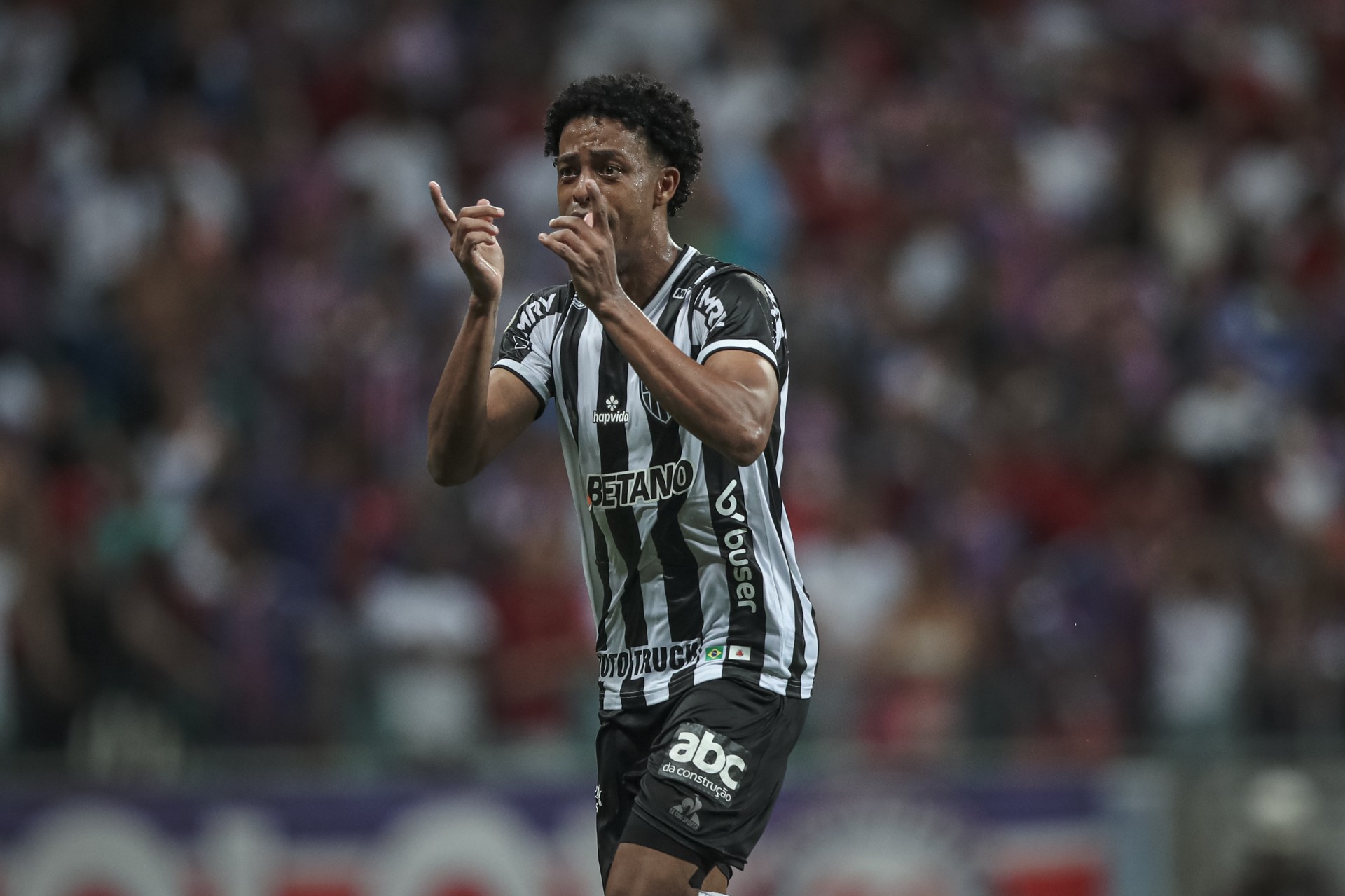 Keno fez dois gols na virada sobre o Bahia - Pedro Souza/Atlético-MG