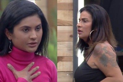 'A Fazenda 13': 'Não fala do pai do meu filho', pede Mileide após barraco com Solange