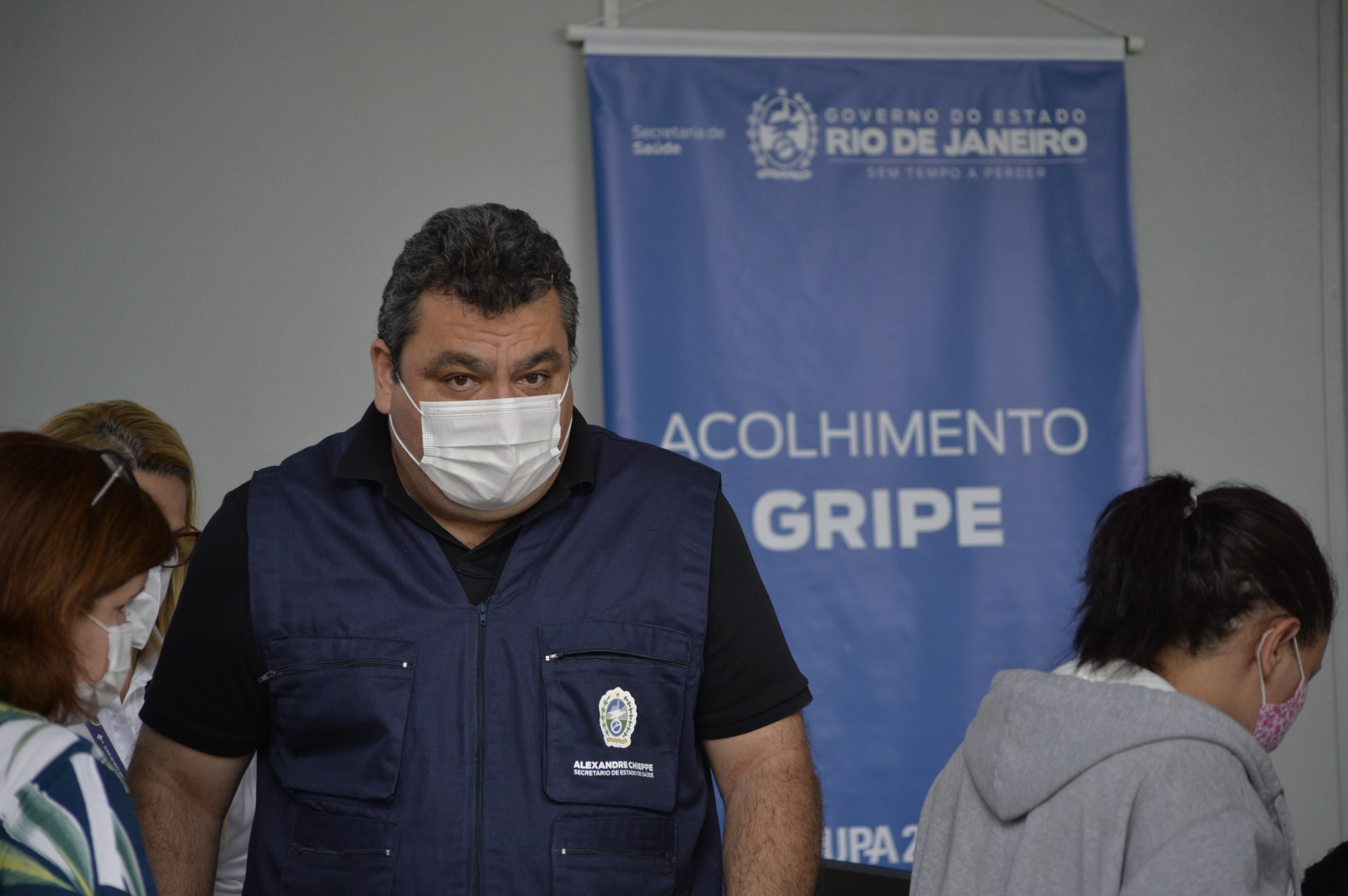 Secretaria Estadual de Saúde inaugura tenda na UPA de Marechal Hermes - Fabio Costa/Agência O Dia