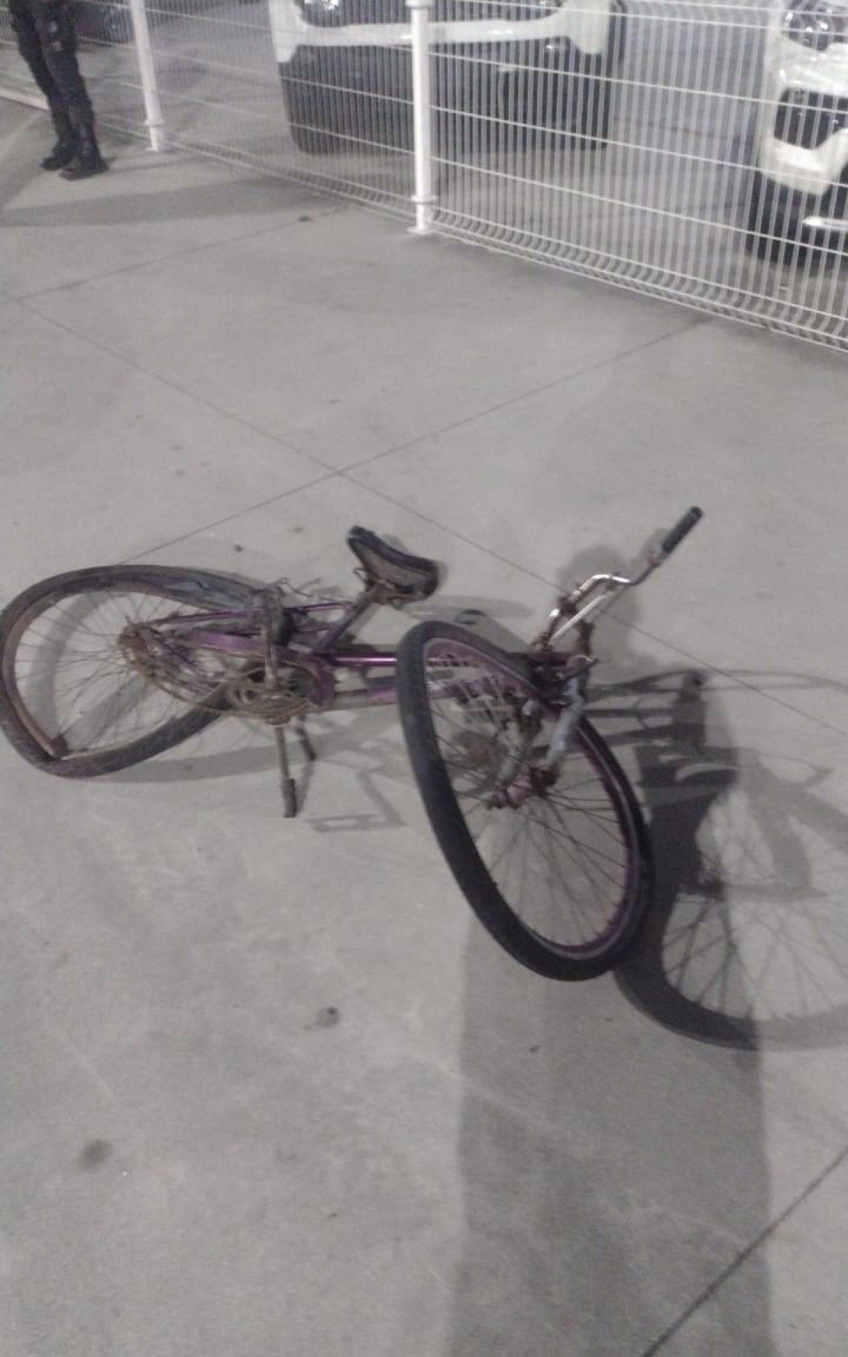 Ramon se envolveu em acidente com um ciclista 