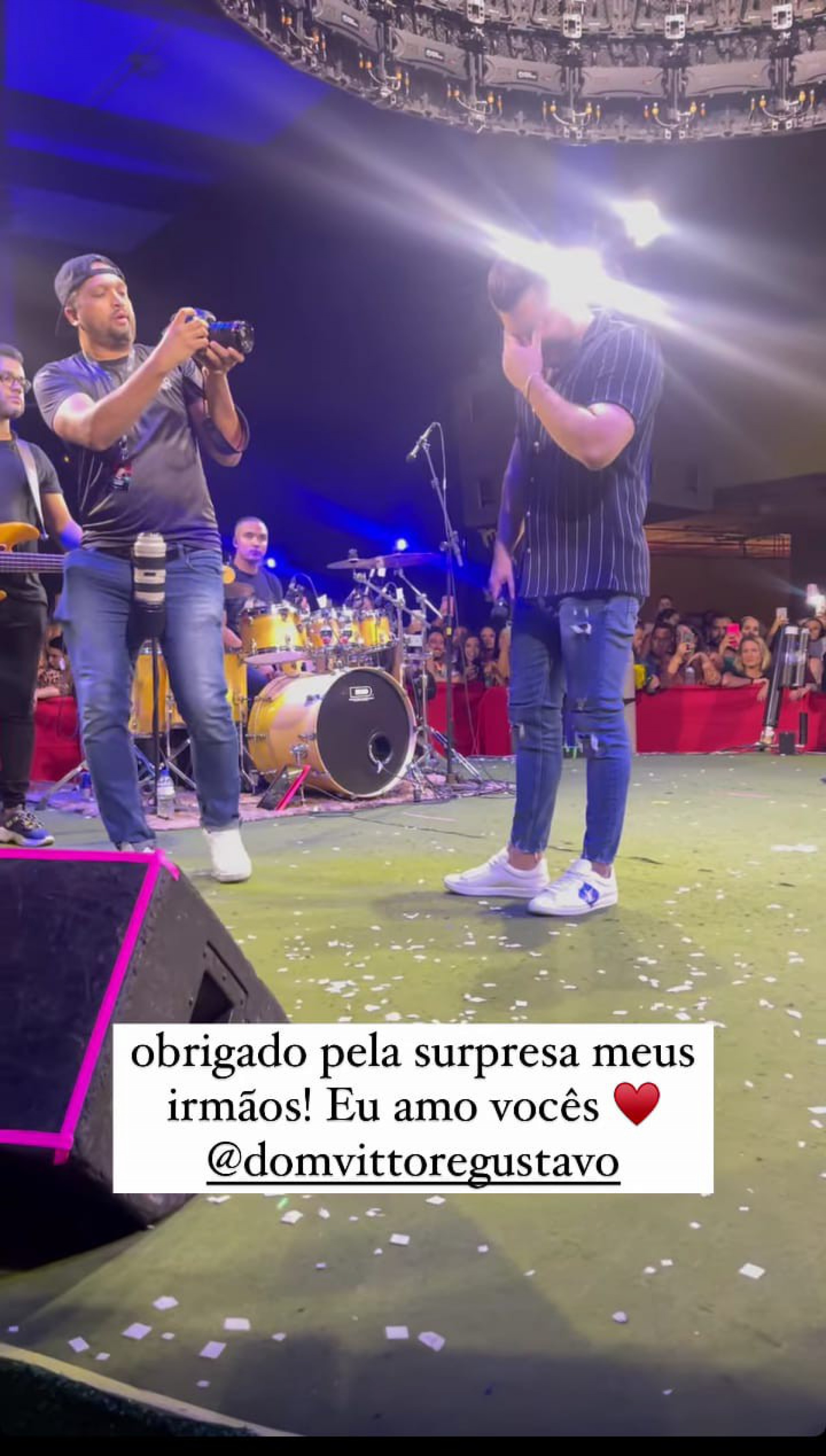 Murilo Huff se emociona com surpresa do irmão de Marília Mendonça, Gustavo - Reprodução/Instagram