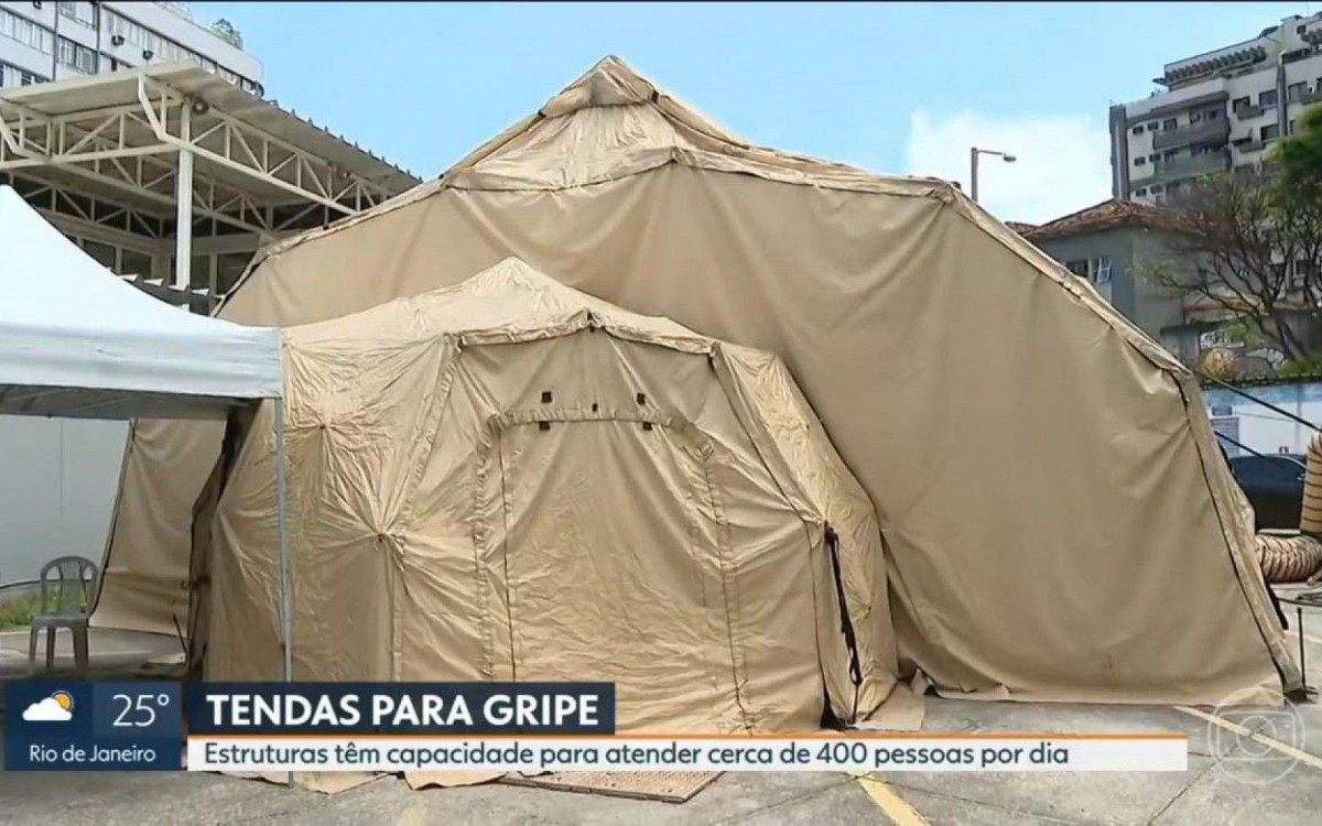 Nova tenda fica na Tijuca, na Zona Norte - Reprodução / RJTV