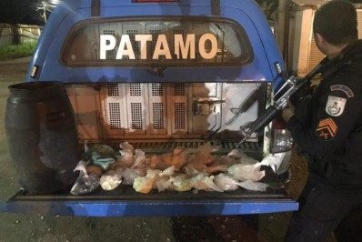 Polícia apreende 1.480 pinos de cocaína e 1.200 pedras de crack em São Pedro da Aldeia