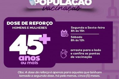 Meriti amplia dose de reforço da vacina contra covid-19; veja locais e horários