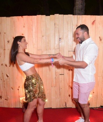 Bianca Andrade e Gil do Vigor, na farofa da Gkay, em Fortaleza/CE - Ag.news