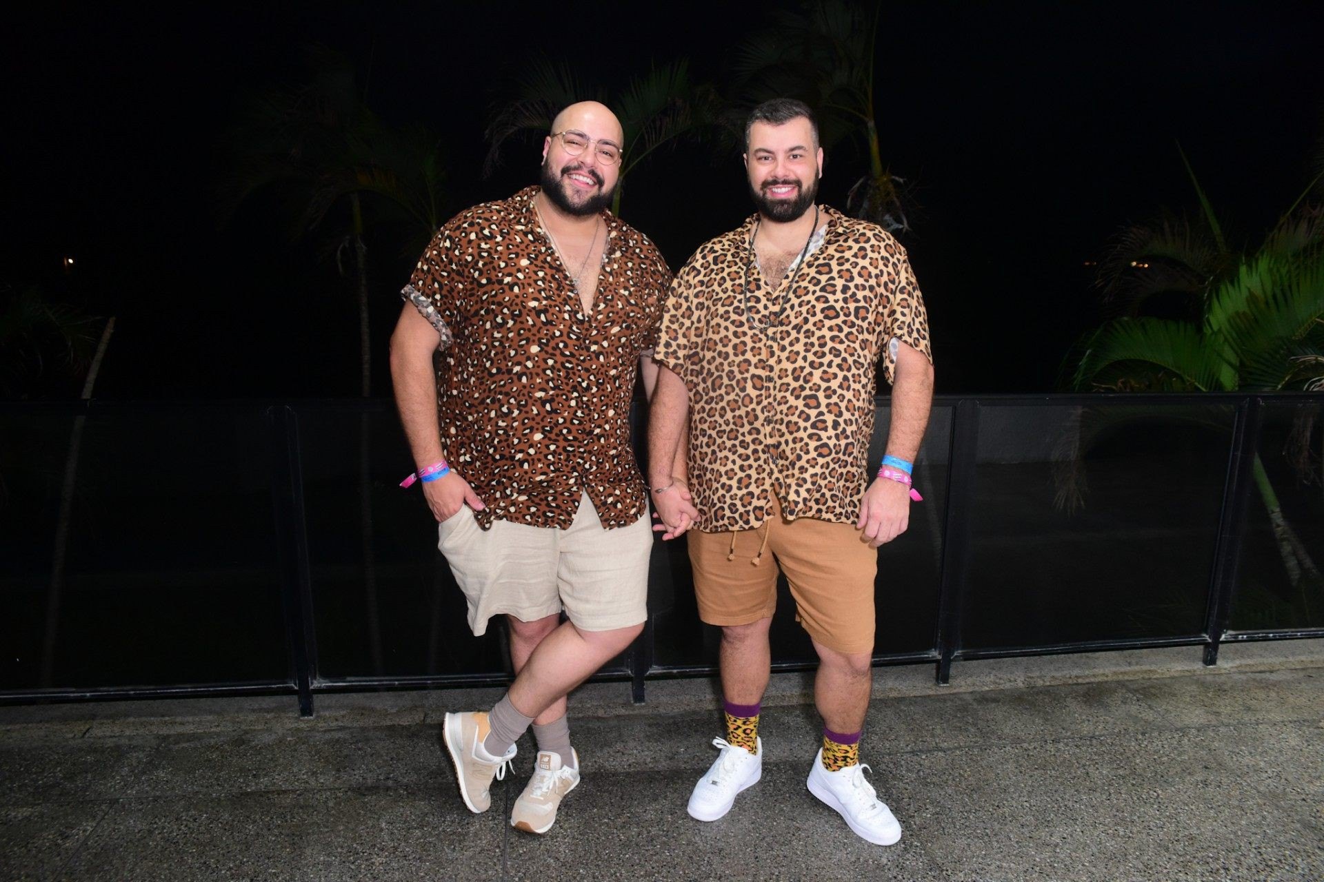 Thiago Abravanel e marido chegando para a Farofa da Gkay, em Fortaleza/CE  - Ag.news