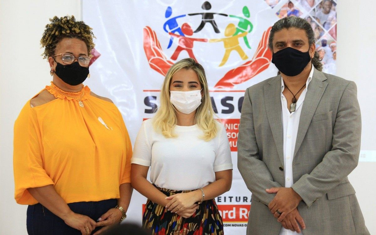 Ana Lúcia, Brenda Carneiro e Paulo César debateram a violência contra a mulher