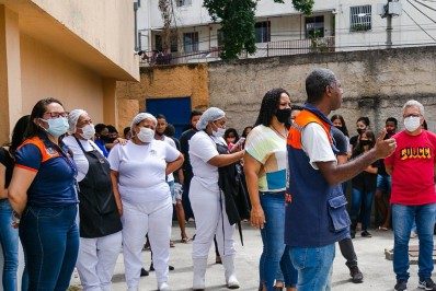 Defesa Civil realiza simulacro de evacuação em Escola Municipal de Mesquita