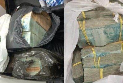 Homem tenta embarcar em voo com mais de R$ 1 milhão na mala e acaba preso pela PF