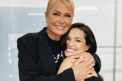 Xuxa Meneghel e Juliette se conhecem em ensaio do Prêmio Multishow