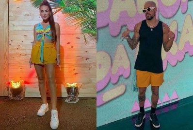 Depois de beijar Viih Tube, Lipe Ribeiro dá beijão em Kéfera na mesma festa