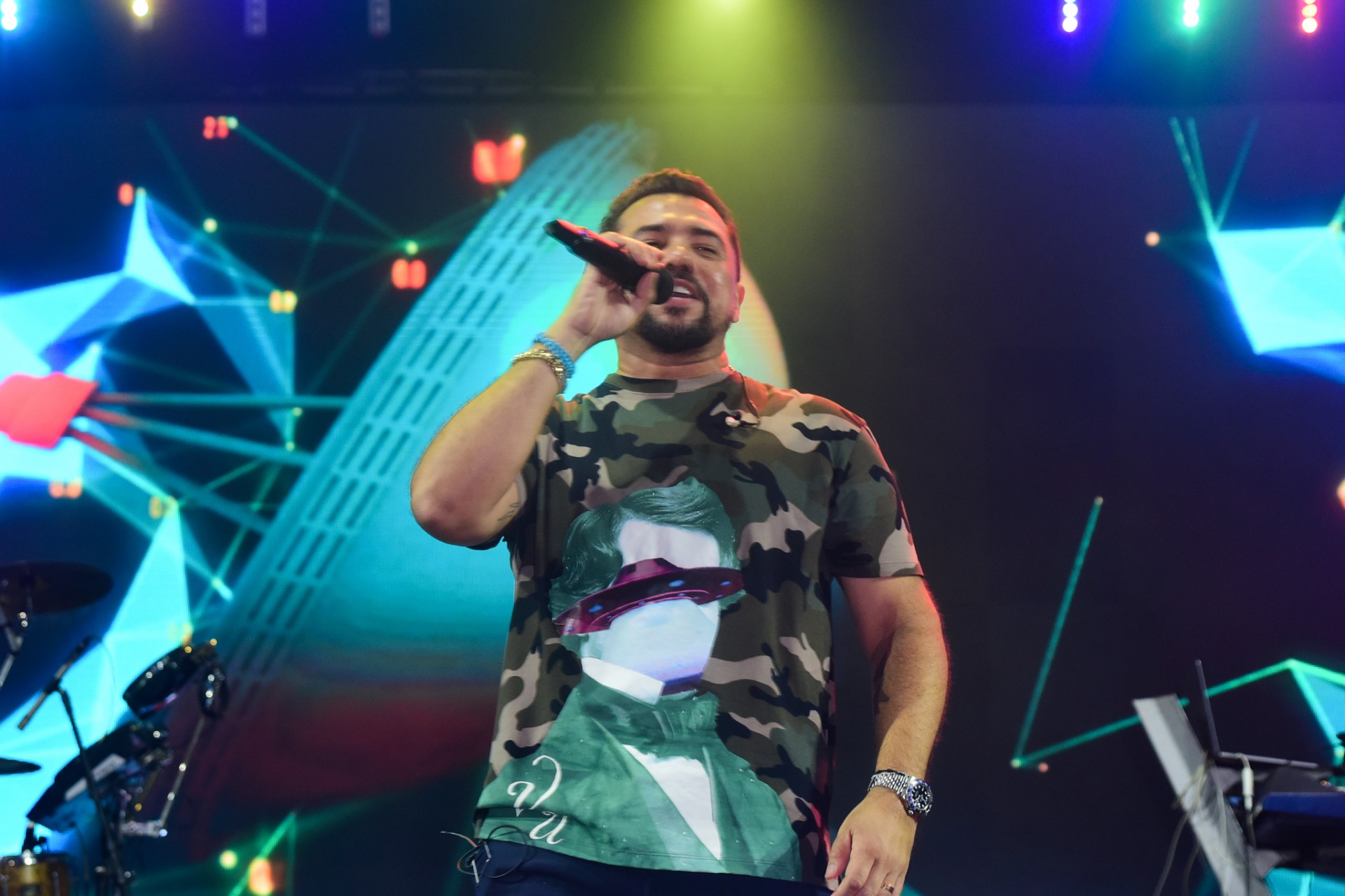 Xand, na segunda noite da farofa da Gkay. - Ag.news