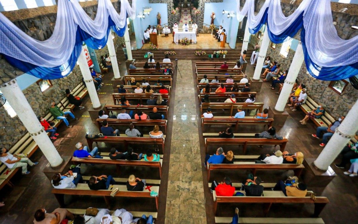 A missa foi o ponto alto das comemora&ccedil;&otilde;es do dia da padroeira de Belford Roxo