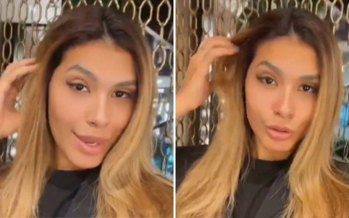 Pocah exibe o novo visual