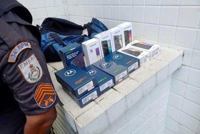 Polícia prende ladrão de celulares em Magé