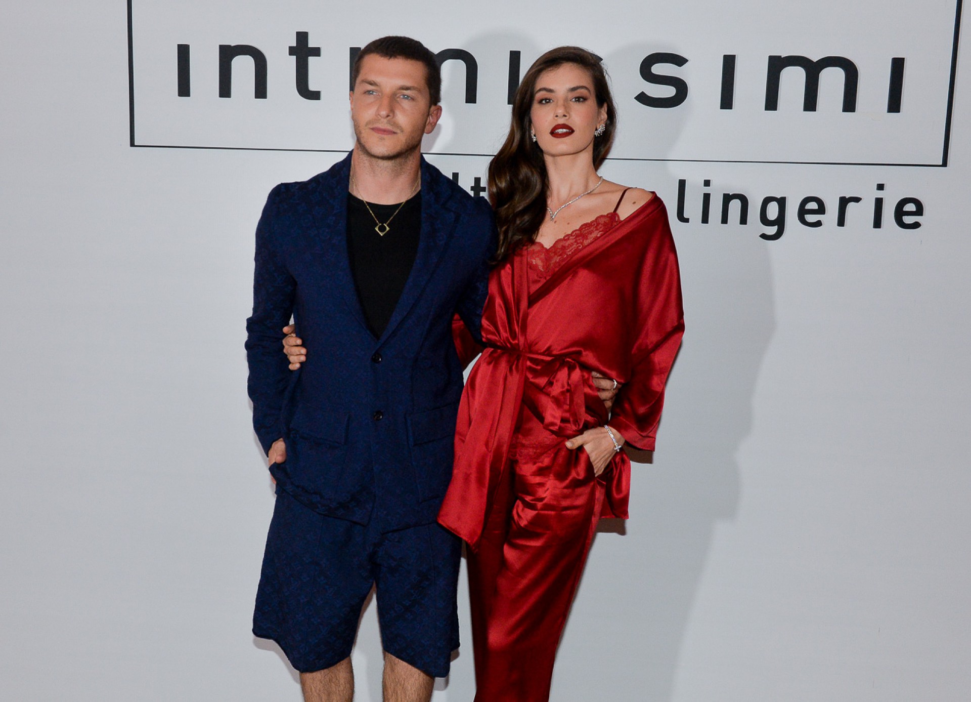 Klebber Toledo e Camila Queiroz participam de evento promovido por marca de lingerie em São Paulo, na noite desta terça-feira - Francisco Cepeda / Ag. News