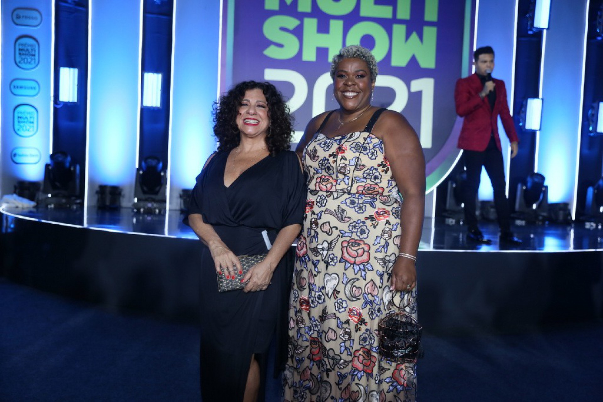 Catarina Abdallah e Cacau Protásio  no Prêmio Multishow - Ag. News