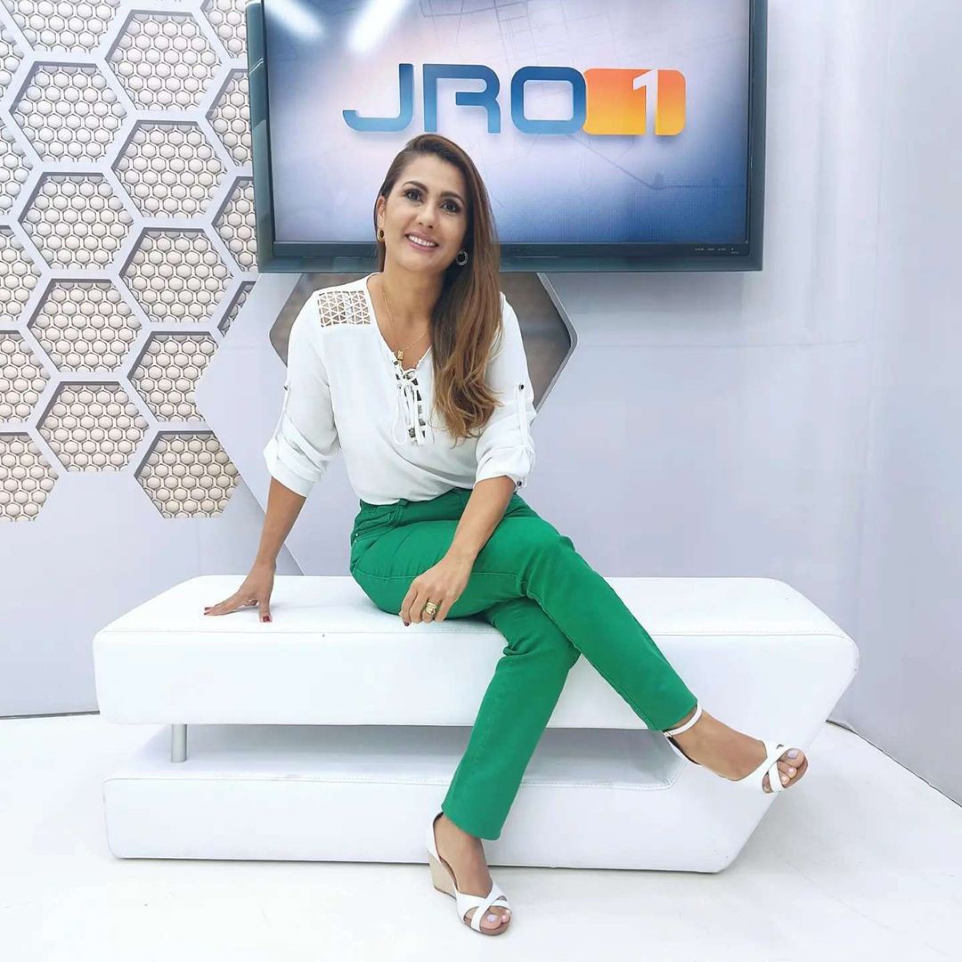 Yonara Werri, âncora do JRO1, telejornal local da Globo em Rondônia - Reprodução/Instagram