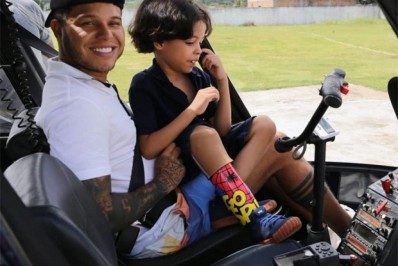 Após amputar o pé, filho de Tierry passa por nova cirurgia