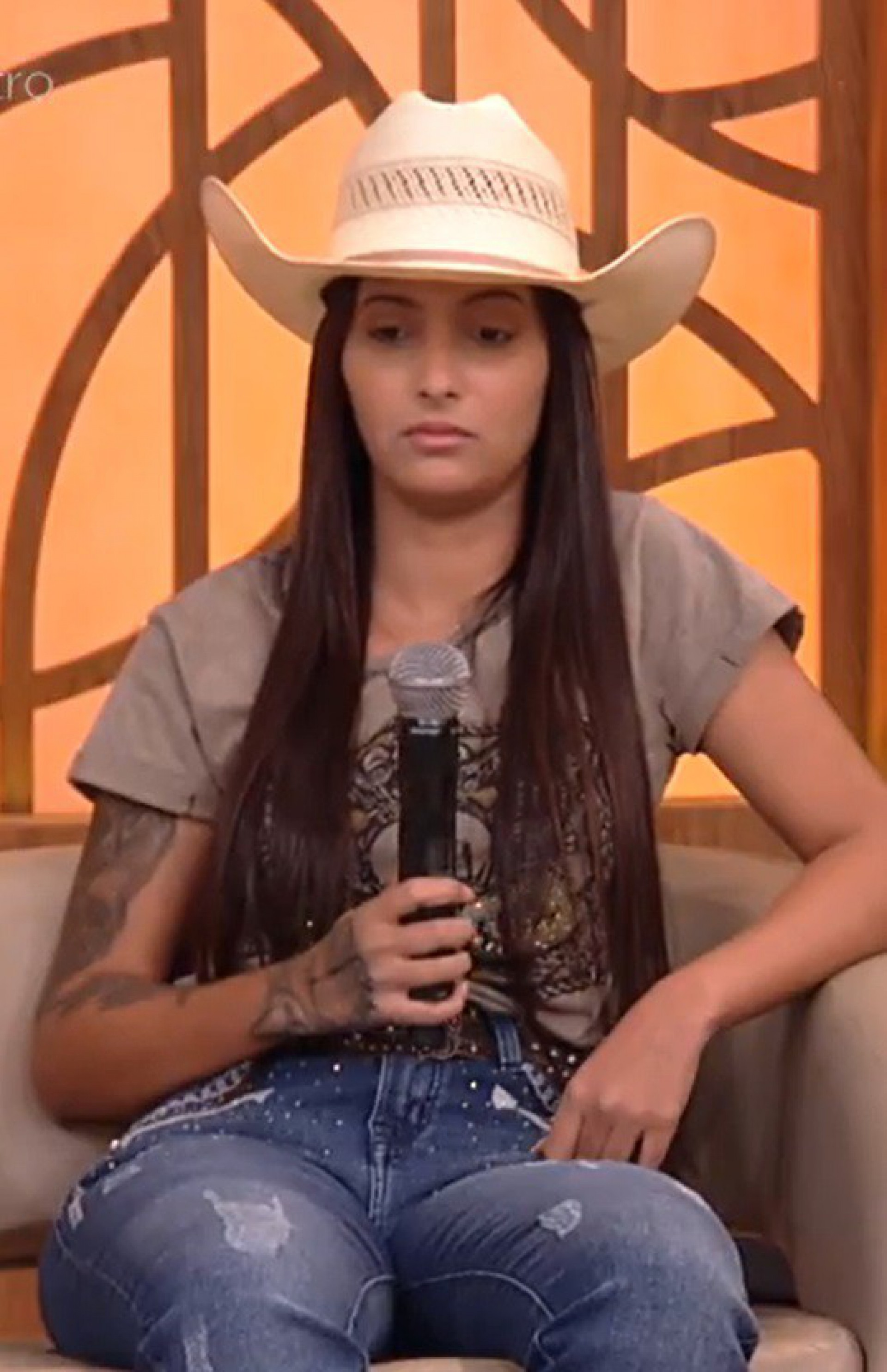 Franciane Andrade no 'Encontro com Fátima Bernardes' - reprodução de vídeo