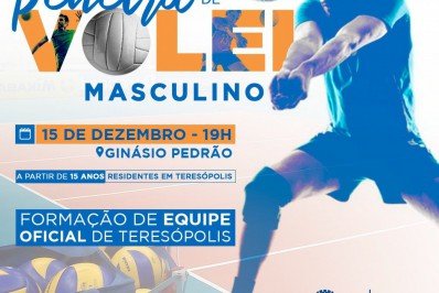 Teresópolis realiza peneira para escalação de jogadores da equipe municipal de vôlei