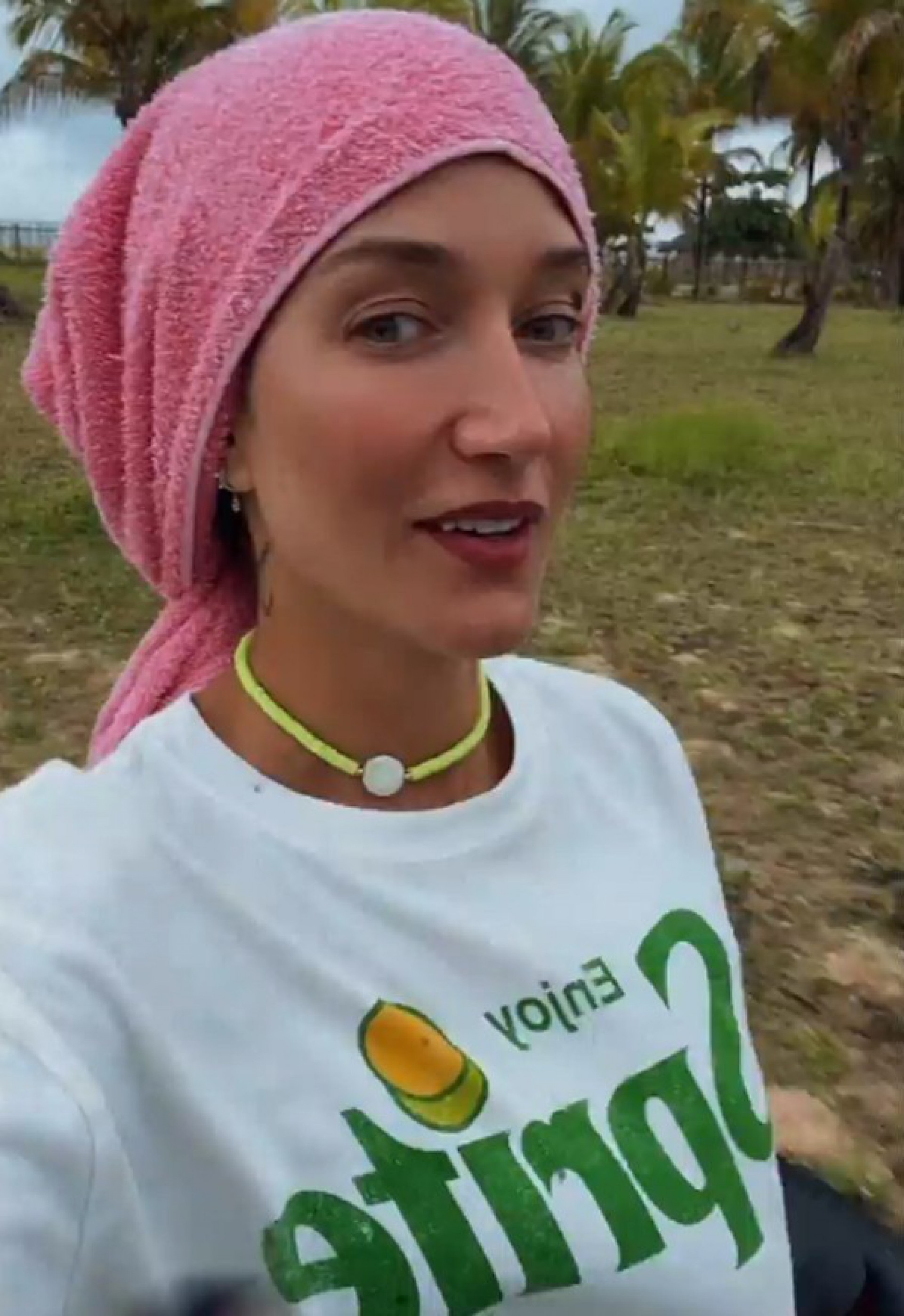 Influenciadora enfrentou as fortes chuvas da Bahia  - Reprodução