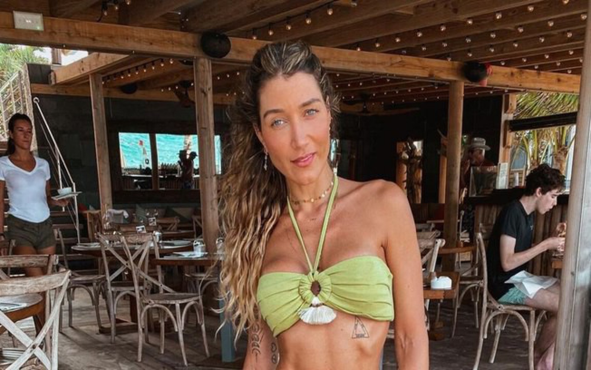 Influenciadora enfrentou as fortes chuvas da Bahia  - Reprodução