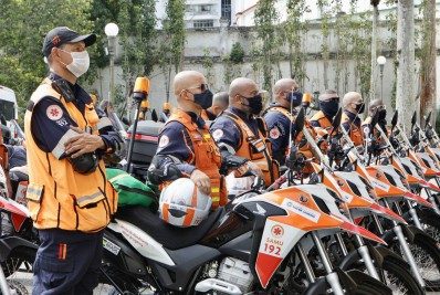 Samu recebe 30 novas motolâncias para atendimento emergencial 