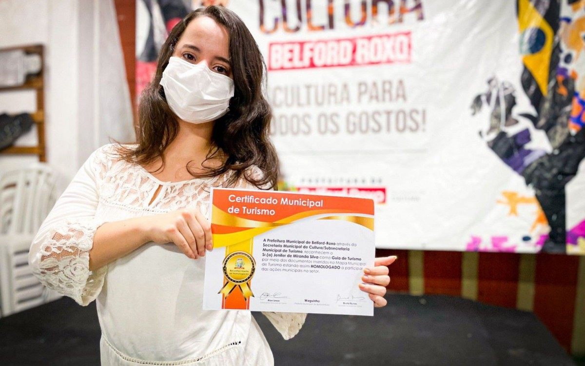 Jenifer de Miranda Silva est&aacute; cadastrada no Mapa e abre assim o seu leque de trabalho no turismo

