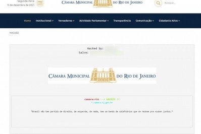 Câmara Municipal do Rio tem site invadido por hackers