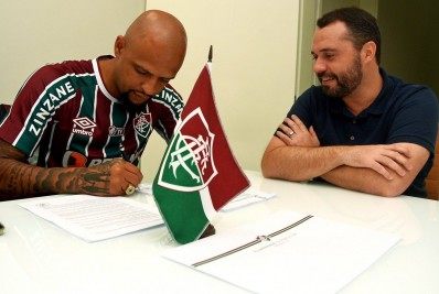 Jornalista ironiza chegada de Felipe Melo ao Fluminense: 'Deveriam colocar uma bengala no símbolo'