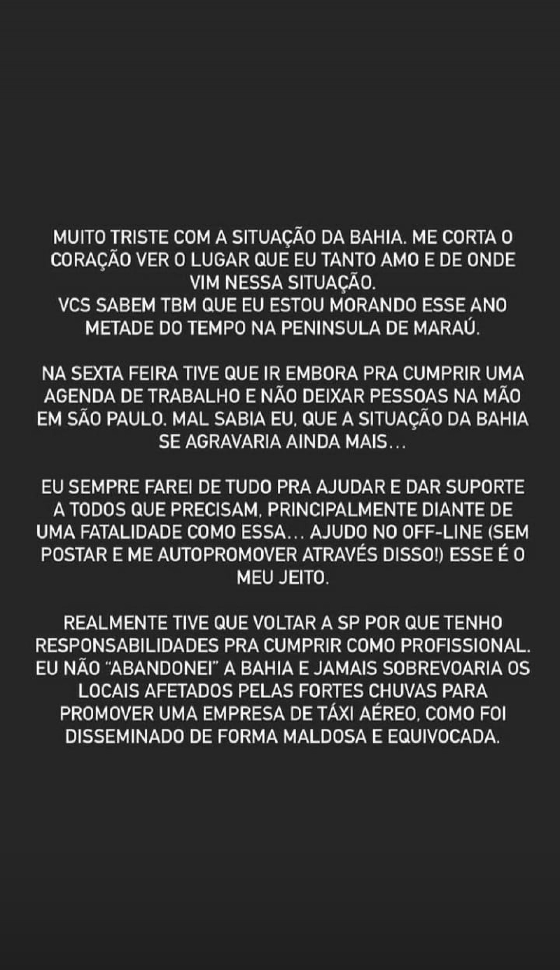 Pugliesi foi criticada por 