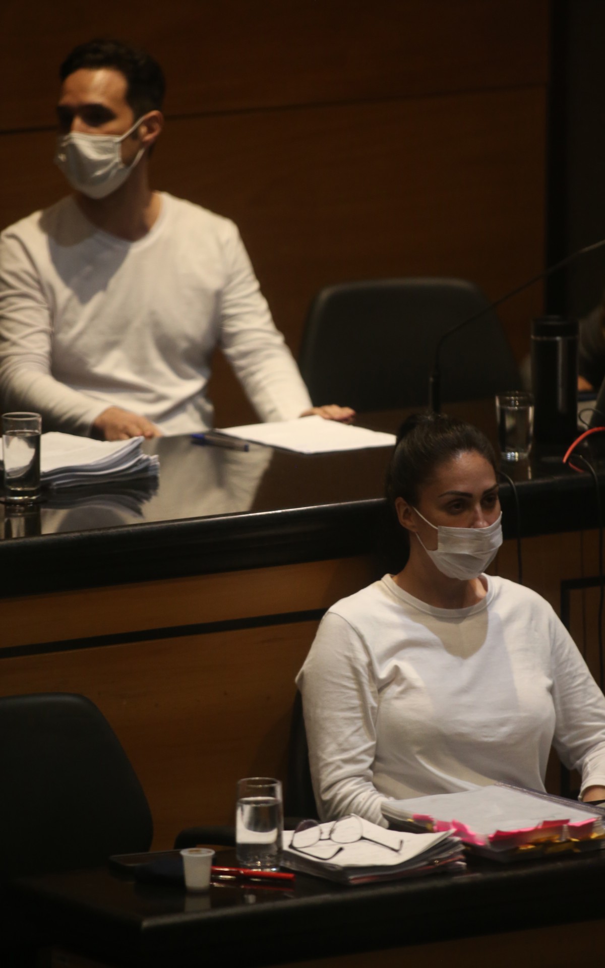 Audiência para ouvir as testemunhas, do processo sobre a morte do menino Henry Borel, nesta terça-feira (14). - Cleber Mendes/Agência O Dia