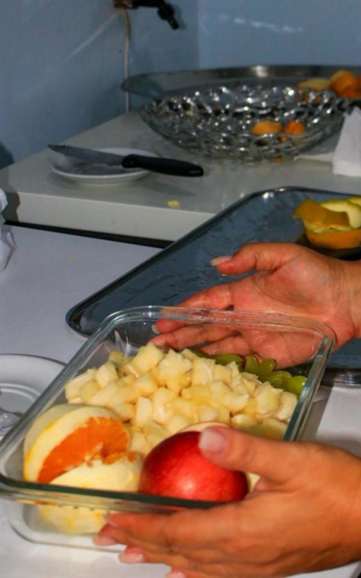 Rabanada de forno, salada ao molho de iogurte, e ponche de frutas (sem &aacute;lcool) estavam entre as receitas