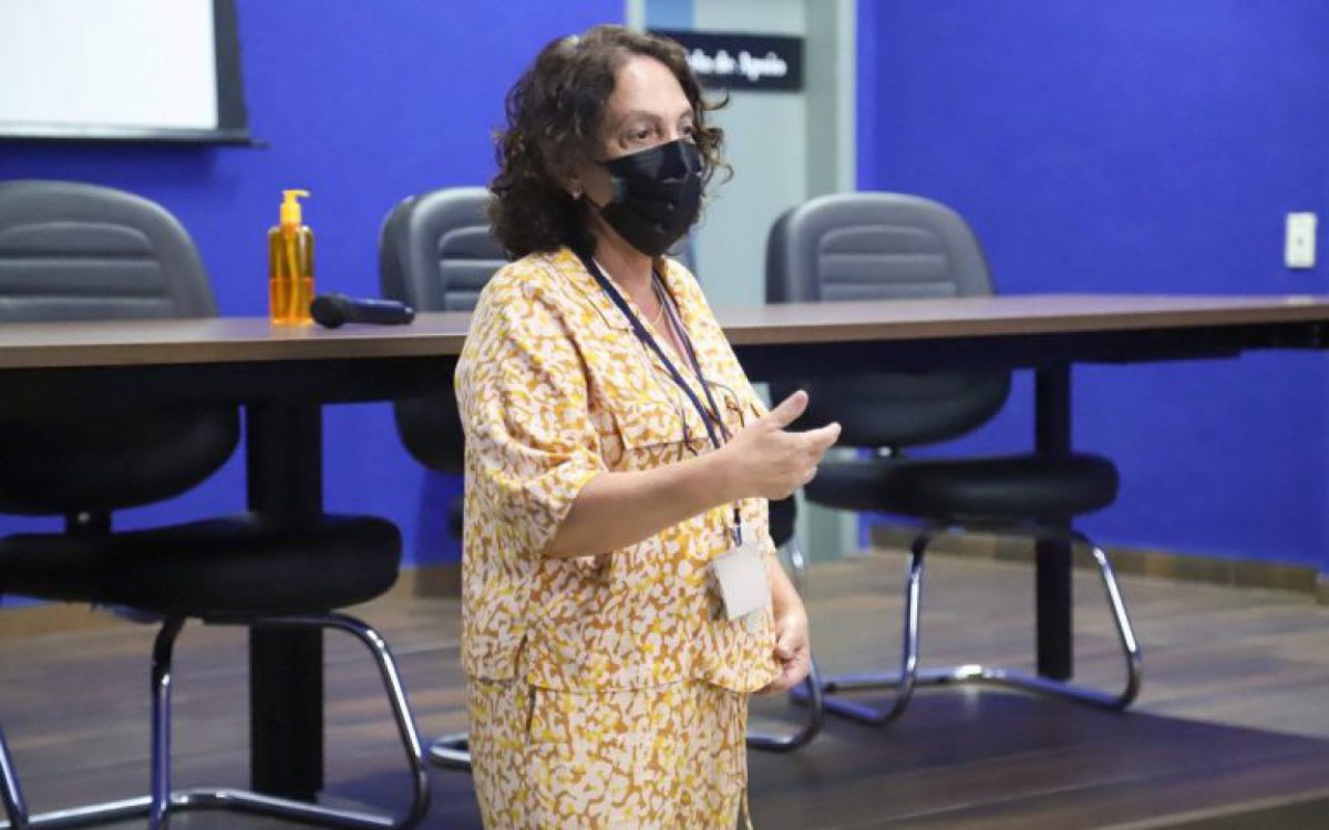 Gerente do programa IST/AIDS, Rosane Azevedo