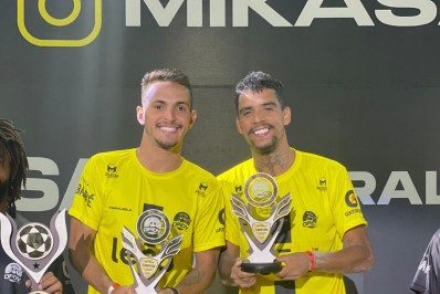 Sucesso no futevôlei, Fabrício Brisa e Sandrey conquistam novo título