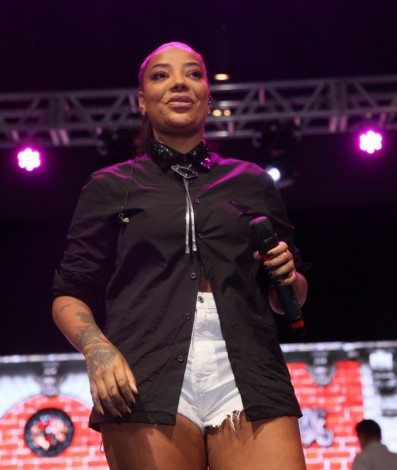 Ludmilla participa de evento da Liesa na Cidade do Samba - Anderson Borde / Ag. News