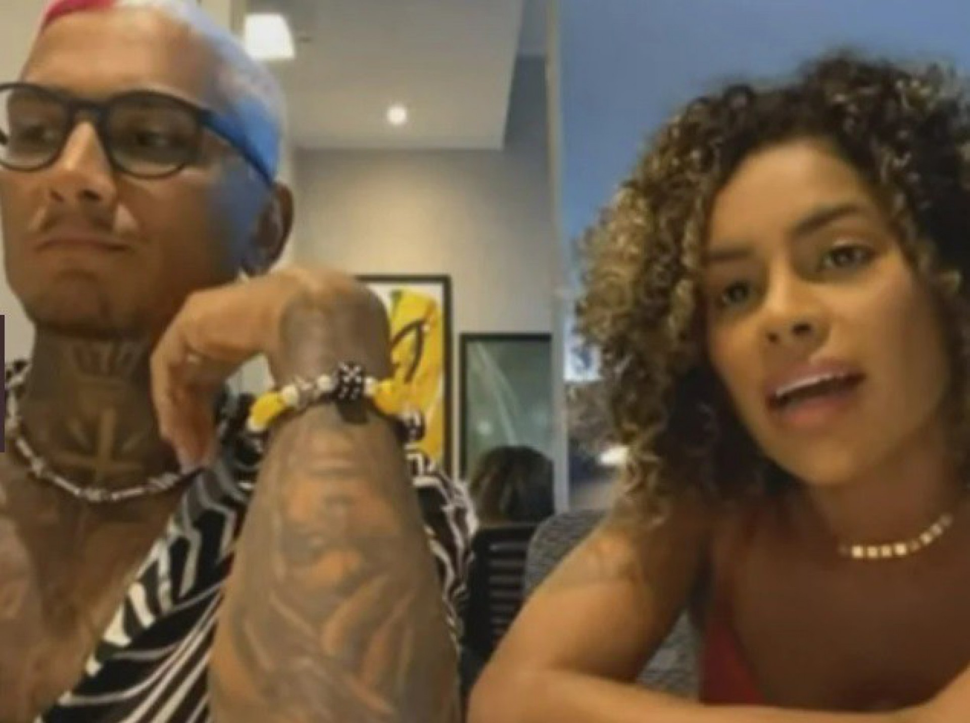 Dynho Alves e Sthe - reprodução de vídeo