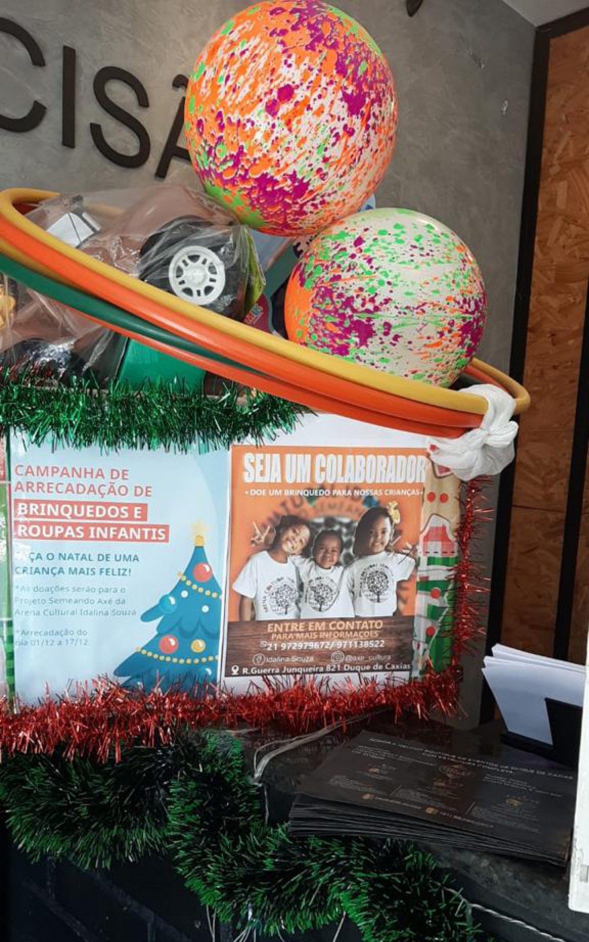 Campanha de Natal arrecada brinquedos para crianças carentes em Caxias