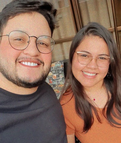 O cantor Maurílio e sua namorada, Luana Ramos - Reprodução/Instagram