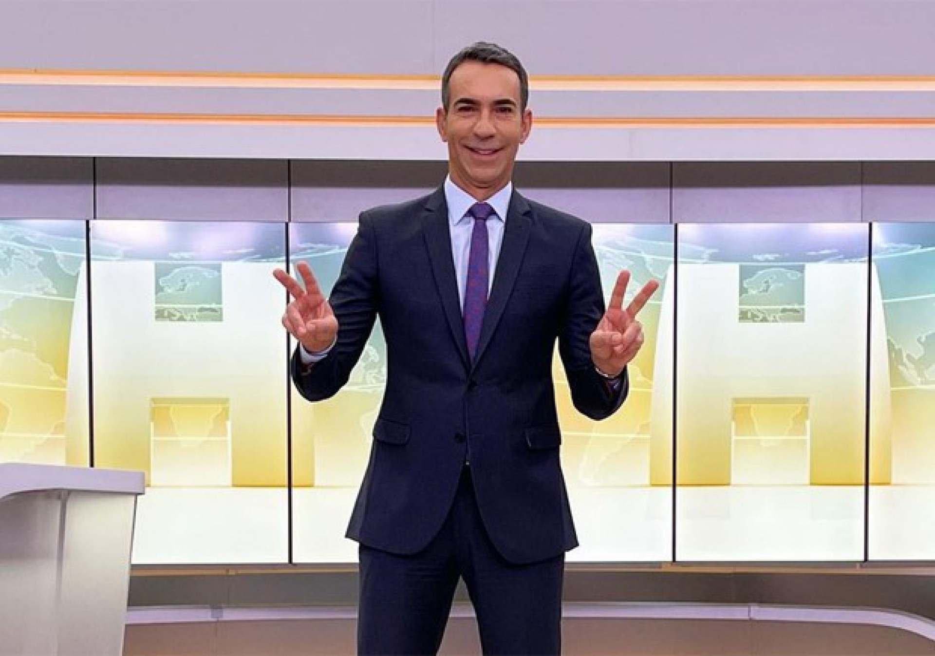 Jornalista virou tema de festa infantil - Reprodução